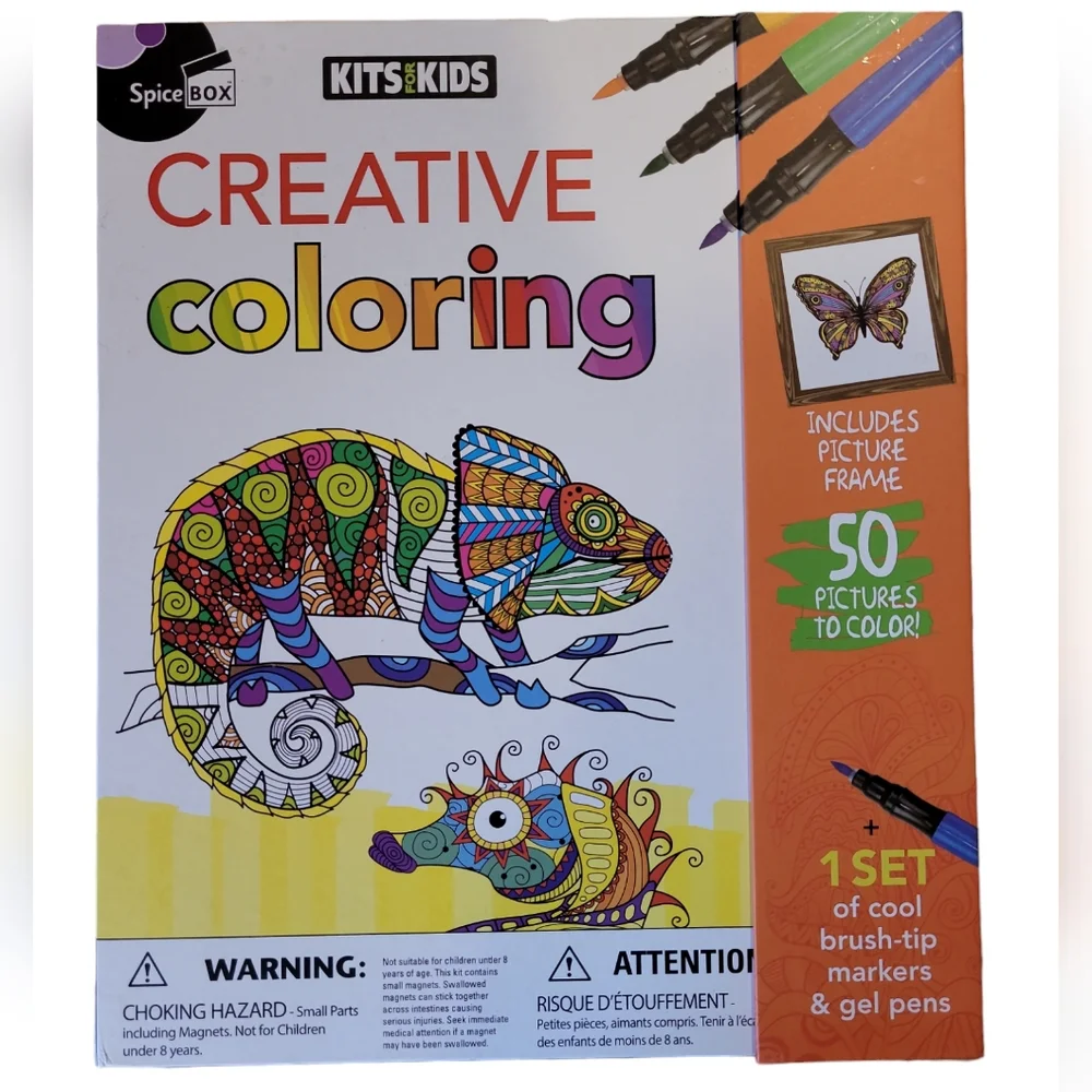 Creative Coloring Book NEW - Picture 1 of 4